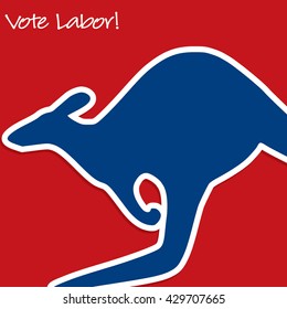 Australian Election card in vector format.