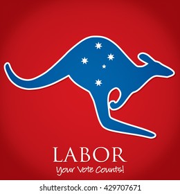Australian Election card in vector format.