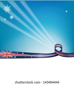 australian flag background