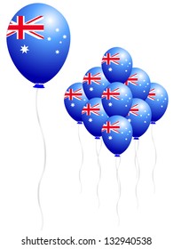 Australian flag balloon