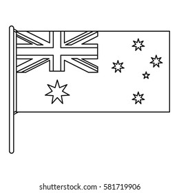 Sequel anker bronze Australian Flag Outline Images, Stock Photos & Vectors | Shutterstock