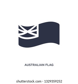 australian flag icon. Simple element illustration from culture concept. australian flag editable symbol design on white background. Can be use for web and mobile.