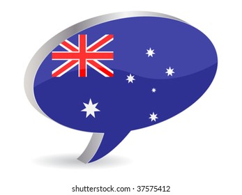 Vektorgrafik der australischen Flagge