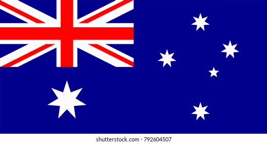 australian flag vector - Australia flag illustration