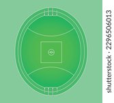 Australian football field, special tactical board
