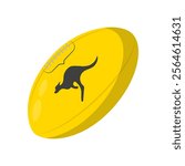 Australian Football Australian Symbol Vector Illustration