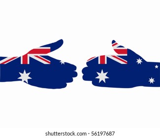 Australian handshake