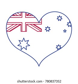 Australian heart design