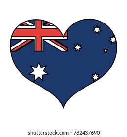 Australian heart design