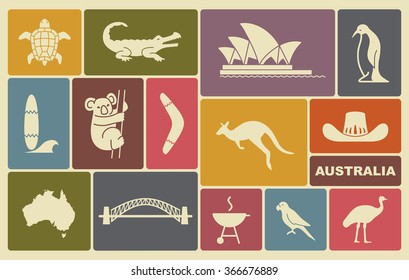 Australian icons 