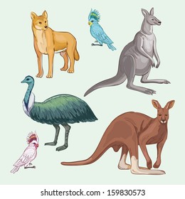 Australian isolated animals