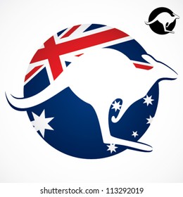 australian kangaroo symbol