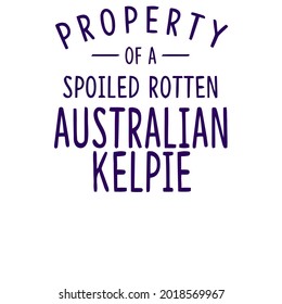 australian kelpie funny dog cropped hirt design vector illustration for use in design and print poster canvas
