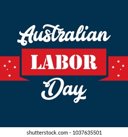 Australian Labor Day Illustration