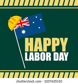 Australian Labor Day Illustration