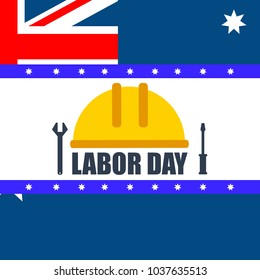 Australian Labor Day Illustration