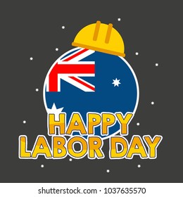 Australian Labor Day Illustration