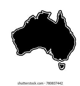 Australian map design