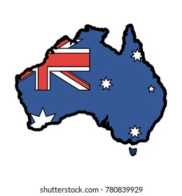Australian map design