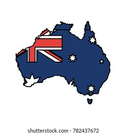 Australian map design