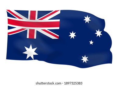 Australian national flag vector image