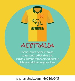 Australian object, banner and poster with Australian theme.