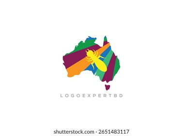 Australian Pest logo Design. Vetor
