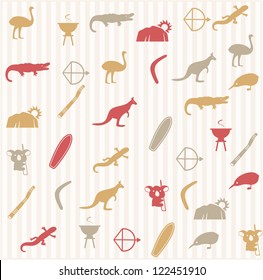 Australian seamless pattern