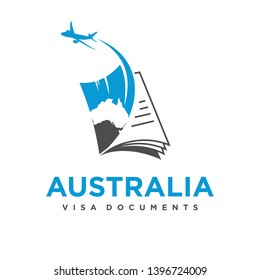 Australian travel document logo your company