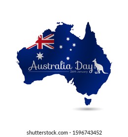 Australia's day background simple design 