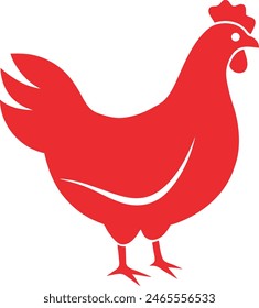 Australorp Chicken stay icon Vector