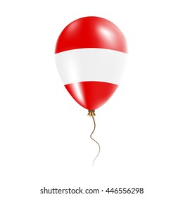 Austria balloon with flag. 