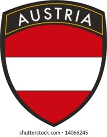 Austria Crest Flag Stock Vector (Royalty Free) 14066245 | Shutterstock