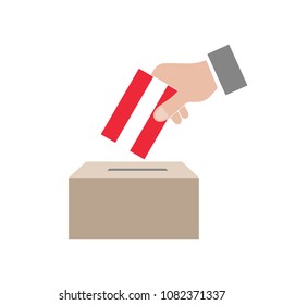 Austria Elections Vote Box Vector Work