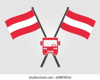 Austria Emblem Bus