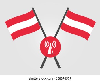 Austria Emblem Connection Network