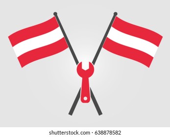 Austria Emblem Tool Equipment