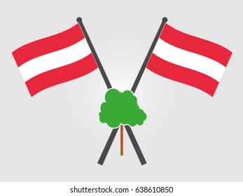 Austria Emblem Tree Jungle