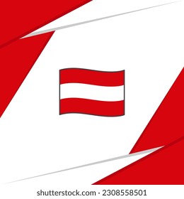 Austria Flag Abstract Background Design Template. Austria Independence Day Banner Social Media Post. Austria