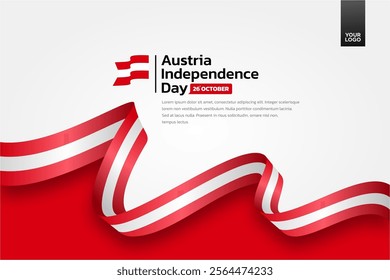 Austria flag background, Austria independence day 26th october