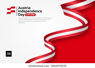 Austria flag background, Austria independence day 26th october