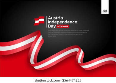 Austria flag background, Austria independence day 26th october