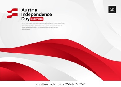 Austria flag background, Austria independence day 26th october