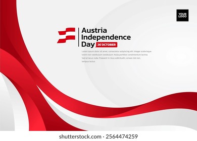 Austria flag background, Austria independence day 26th october