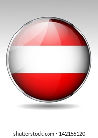 Austria flag button