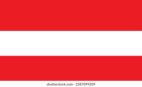 Austria  flag design illustration for  Republic of Austria