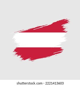 Grafikelement-Illustrationsvorlage für austrische Flaggen
