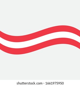 Austria flag icon graphic element Illustration template design