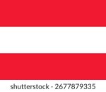 Austria flag icon. Austria  national flag. Vector illustration.