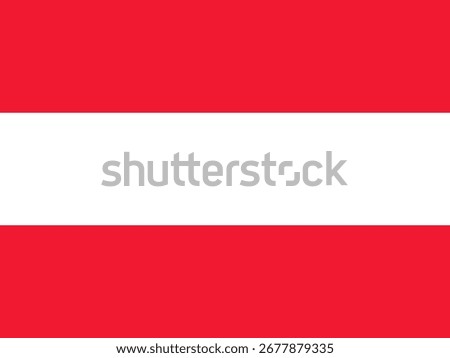 Austria flag icon. Austria  national flag. Vector illustration.